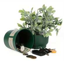 Flower Pot Diversion Safe- Includes Plants, Secret Storage Hidden Safe Box Keep Your Valuables Safe Like Money, Keys, And Jewelry - A - View 10
