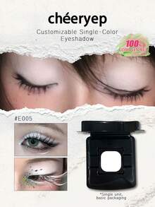 chéeryep Eyeshadow Warna Solid yang Dapat Diganti E005, Sistem Magnetik Modular, Tekstur Panggang & Cair Panggang, Matte Satin Duo-Shimmer, Pigmen Tinggi, Mudah Dibaurkan, Tahan Lama, Tidak Pudar, Cocok Untuk Pemula, Hadiah - E005 - View 2