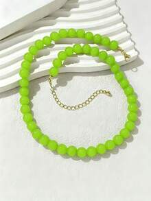 Emerald Green Chic Everyday Versatile Necklace Accessory, Suitable For Women - Emerald - View 6