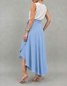 Women Skirts - Baby Blue - View 2