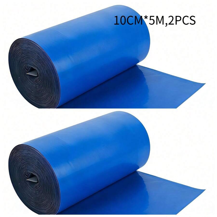 2件裝工業級防水膠帶，PVC材質，10cm * 5m，屋頂裂縫修補密封條，金屬表面防水膠帶，適用於戶外、貨櫃、屋頂 - A-藍色 - 查看 1