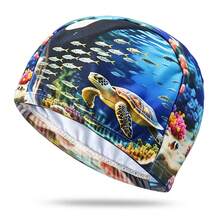 Topi Renang Poliester Unisex Dewasa Pria Wanita Cepat Kering Bernapas Elastis Kain Lembut Topi Renang Anti Selip Ringan Nyaman Topi Mandi Portabel Untuk Kolam Renang Latihan Menyelam Pantai Spa Olahraga Air - MultiWarna - View 27