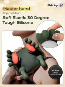 PinkSings Multifunctional Realistic 5-Finger Hand Shoulder & Neck Massager, Electric Neck & Shoulder Massager, Wireless Portable USB Rechargeable. Deep Tissue Massage, Suitable For Neck, Shoulders, Back, Arms And Legs. 2000mAh - Army Green - View 8