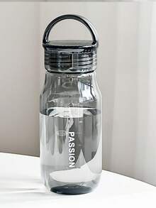 1 Stück japanische minimalistische transparente Polycarbonat-Wasserflasche mit drehbarem Deckel, auslaufsicher, hitzebeständig, tragbarer Becher, geeignet für Schule, Zuhause, Büro und Outdoor-Aktivitäten. Leicht zu tragen, langanhaltend und stilvoll, perfekte Wasserflasche für den täglichen Gebrauch von Erwachsenen und Studenten. - neu - Übersicht 12