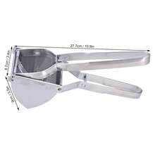Portable Potato Rice Milling Machine, High Hardness Detachable Lever Action Grinder For Kitchen - Silver - View 2