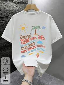Men T-Shirts - 白-7 - 查看 4