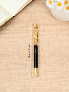 Customizable Metal Ball Pen, Personalized Teacher Pen, Customized Neutral Pen (With Gift Box) - Surprise Gift For Friends, Classmates, Family, Creative Gift, Customizable Writing Pen, Christmas Gift, Friends, Couples, Home, Office, Corporate Gift - 1 Pen + 1 Pencil Case - View 6