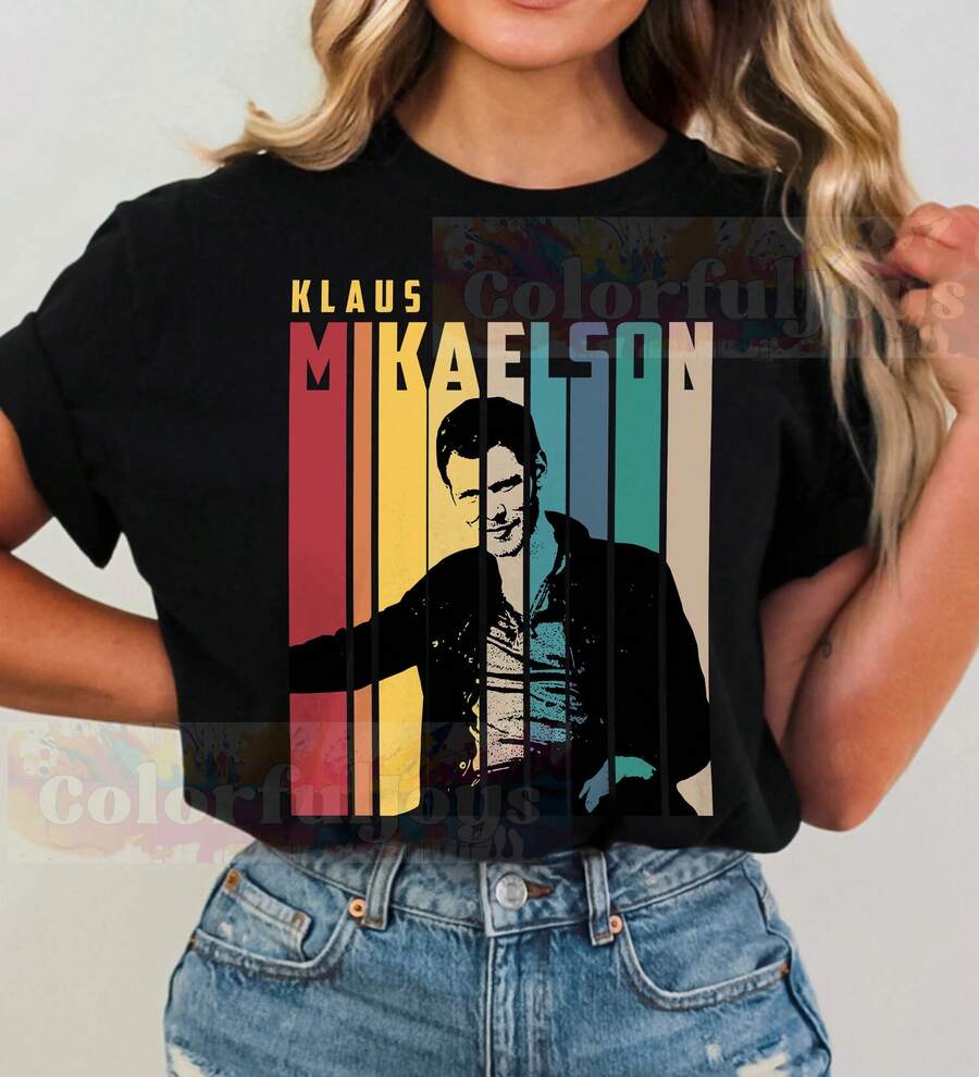 Limitierte Vintage Klaus Mikaelson T-Shirt, Klaus Mikaelson Hoodie, Klaus Mikaelson Sweatshirt, Klaus Mikaelson Retro Shirt - Schwarz - Übersicht 1