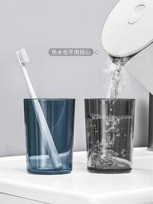 1/2 Magnetic Inverted Toothbrush Cup, Transparent Minimalist Toothbrush Holder, Wall-Mounted Quick Install Magnetic Hanging Toothbrush Cup, Suitable For Sink Area, Washbasin, Dorm And RV Bathroom - View 7
