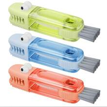 3-In-1 Cup Lid Gap Cleaning Brush Set, Multi-Function Bottle Cleaning Brush, Silicone Cup Lid Gap Cleaner, Home Kitchen Gap Cleaning Tool - A - View 4