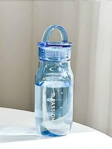 1 Stück japanische minimalistische transparente Polycarbonat-Wasserflasche mit drehbarem Deckel, auslaufsicher, hitzebeständig, tragbarer Becher, geeignet für Schule, Zuhause, Büro und Outdoor-Aktivitäten. Leicht zu tragen, langanhaltend und stilvoll, perfekte Wasserflasche für den täglichen Gebrauch von Erwachsenen und Studenten. - neu - Übersicht 14
