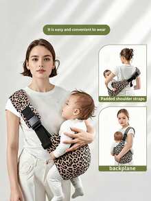 1pc 3-In-1 Adjustable One Shoulder Baby Carrier, Crossbody Multifunctional Baby & Toddler Carrier Accessory, Perfect For Outings And Parenting - Baby Carrier - View 1