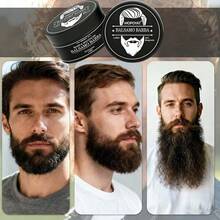 Bálsamo para barba MOPOYAT: ¡Realza el atractivo de tu barba! Cuidado diario de la barba. La barba es el verdadero sello distintivo de un hombre: el regalo perfecto para novios, padres y amigos varones. Fórmula sin alcohol. - 1 pieza - Ver 4