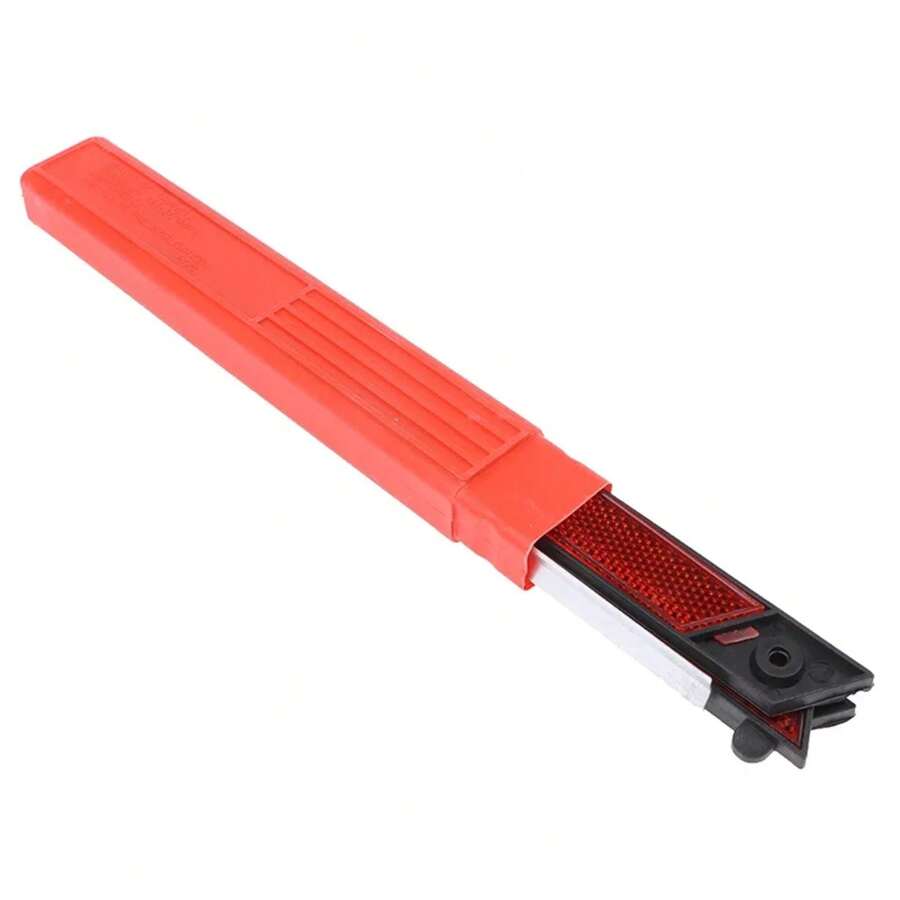 Red Reflective Triangular Warning Sign For Cars, Foldable, Emergency Parking Sign, Vehicle Emergency Tool. - A - View 1