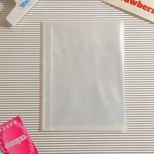 10pcs A5 Transparent Photo Album Inner Pages, Loose-Leaf Replacement Pages, Durable PP Material, Double-Sided Use, Suitable For Office Supplies, Business Cards And Photo Albums,Back To School,Card Holder - As Shown In the Figure - View 7