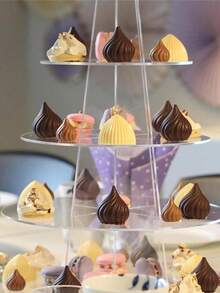 2 pièces Moule en silicone de conte russe pour la cuisson de gâteaux mousse, (1/6/15-cavités) bonbons, pâtisseries, chocolat, cupcakes, gelée, pudding, moule de décoration de gâteau, forme de conte russe 3D - Voir 5