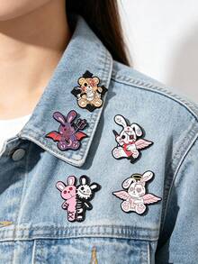 1pc Cartoon Yellow Duck Pattern Brooch, Can Be Used As Lapel Pin, Badge, Backpack Decoration, Clothing Gift, Jewelry Fashion Accessory, Suitable For Daily And Holiday Wear - Multicolor - View 4