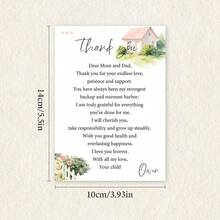 Custom Personalized Thank You & Greeting Cards For Weddings, Birthdays, Mother's Day, Anniversaries, Showers & Holiday Parties. Custom Text Cards, Cards With Custom Envelopes, Personalized Gift Note Cards & Custom Thank You Letters. - Thank You Card - View 7