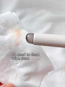 klimonla 1件淺灰色透明光暈漸層美甲矽膠刷，便攜式多功能可重複使用美甲刷、唇刷，夏季美甲暈染專用工具 - 淺灰色 - 查看 5