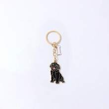 1pc Metal Jack Russell Terrier Dog Animal Enamel Heart Shaped Keychain Pendant Key Ring Suitable For Car Keys, Souvenir Gift For Women, Men, Handbag, Mother, Father, Graduation, Teacher - Multicolor - View 19