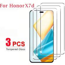 3pcs/Pack For Honor 600/600 Pro/600 Lite/400/400 Smart/400 Lite/200 Smart/200 Lite/X9d/X8d/X8c/X7d/X6c High Definition Tempered Glass Curved 9H Screen Protector Anti-Scratch Anti-Drop Black Frame - Clear - View 3