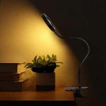 1 عبوة مصباح مكتب LED مكبر يعمل بالطاقة عبر USB، ذراع معدنية مرنة قابلة للتحريك، إضاءة متعددة الألوان قابلة للتعتيم للعناية بالعين، عدسة بصرية واضحة لإضاءة المهام الحرفية للقراءة وفن الأظافر والخياطة وطاولة العمل الحرفية - 1 - مشاهدة 8