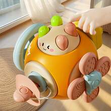 1pc New Upgraded ABS Compact 6-In-1 Busy Cube Toy, Develops Sensory And Fine Motor Skills, Suitable For Infants Christmas And Birthday Gift (Random 3-Color Combination) - Multicolor - View 8