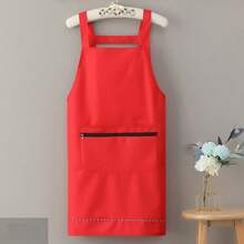 Celemek Dapur Tanpa Lengan Tahan Air untuk Wanita dan Pria, Desain Tali Bahu yang Modis dan Lucu, Celemek Kerja Memasak Serbaguna - MultiWarna - View 8