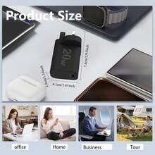 20W USB-C Fast Charging Power Adapter – Type C Compact Power Adapter, Compatible With IPhone 17/16/15/14/13/12 Pro Max, Tablets/Android Phones/And More - UK Charger - UK Plug(220-240V) - View 7