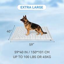 Colchoneta de enfriamiento de hielo para mascotas, cama de enfriamiento para perros, colchoneta de enfriamiento universal para perros y gatos, colchoneta de enfriamiento para mascotas para prevenir el golpe de calor en verano, colchoneta de enfriamiento para perros, colchoneta de doble uso para mascotas, funda de sofá transpirable para cama de perro, colchoneta para dormir de cachorro, suministros para mascotas de todas las estaciones - Multicolor - Ver 10