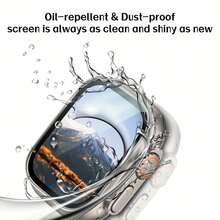 3pcs Tempered Glass Screen Protector For Apple Watch Ultra 3/Ultra 2/Ultra (49mm), Ultra-Clear, Thin Fit, Sensitive Touch, 9H Hardness, Scratch-Resistant - 3pcs, Transparent - View 6