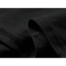 Camiseta de hombre, camiseta estampada, estilo casual urbano a la moda, manga corta de cuello redondo holgado, regalo para hombre, ropa de hombre - Negro - Ver 3