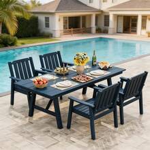 Outdoor Chairs - Navy - View 4