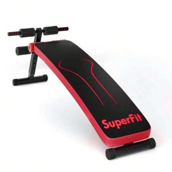 [Free Shipping] Folding Weight Bench Adjustable Sit-Up Board Workout Slant Bench-Red-XY533388