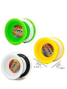 1pc Plastic Yo-Yo Beginner Starter YOYO Automatic Return String-Controlled Toy Random Color - Multicolor - View 15