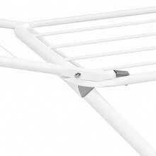 Tendedero Extensible Plegable 179x90x54cm – Diseño Compacto en Blanco y Negro, Resistente y Ahorra Espacio,Tendedero de Ropa Extensible y Plegable - Blanco 2 - Ver 12