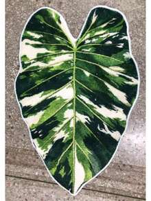 1 buah Karpet Tebal Berbentuk Daun Berbahan Kasmir Imitasi, Karpet Tebal dan Lembut untuk Musim Gugur/Musim Dingin, Karpet Dekoratif untuk Area Kecil di Kamar Tidur, Ruang Tamu, Dekorasi Rumah, Dalam/Luar Ruangan, Dapat Dicuci - Aneka warna 4 - View 4