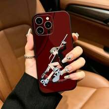 Funda para teléfono Soul Maka Albarn Eater, moderna y elegante, protectora, adecuada para iPhone 17 16 15 14 13 12 11 Pro Max Plus XS, negra, suave y anti-caídas. - z3 - Ver 3