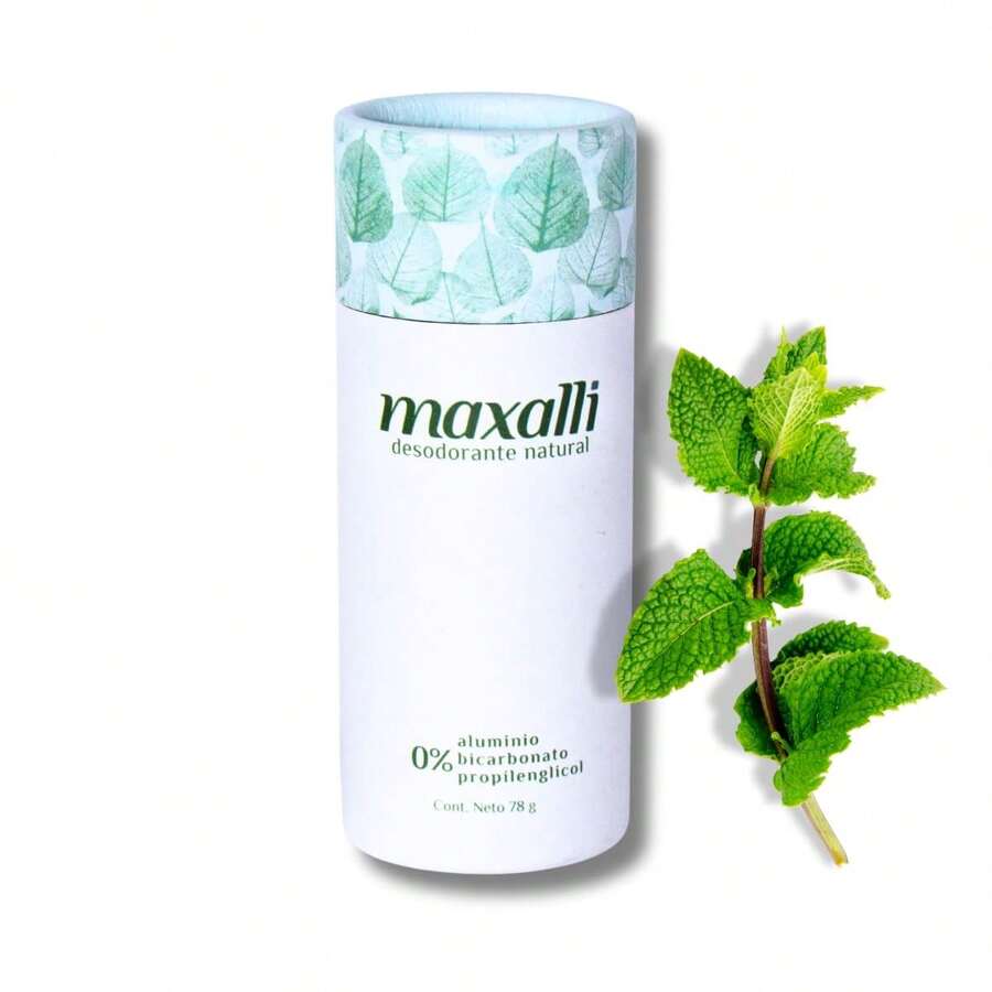 Natural Neutral Odorless Deodorant | For Sensitive Skin, Teenagers, Girls, And Pregnant Women | Aluminum-Free, Baking Soda-Free, Alcohol-Free Stick | Unisex | | Made In Mexico 78 G - 薄荷蘋果 - 查看 1