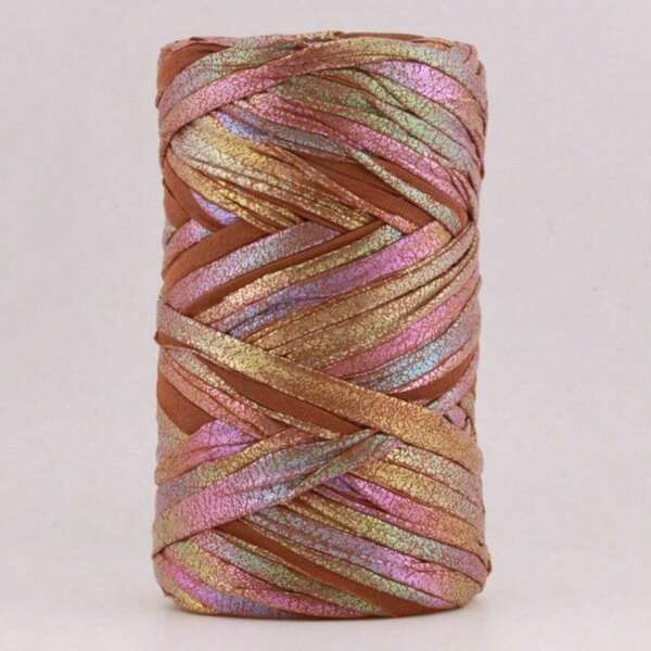 3mm/200M 絲光平帶線紗，夏季聚酯纖維手工DIY編織線，適用於DIY手鉤編織包、靠墊、娃娃、籃子、圍巾、拖鞋