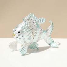 SIQIZHOU 1pc Enamel Jewelry Box Clownfish Home Decor. Valentine's Day, Birthday Gift - Multicolor - View 6