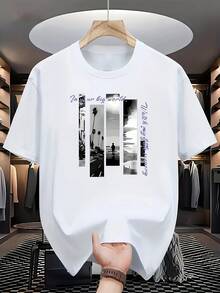 Men T-Shirts - Black - View 7
