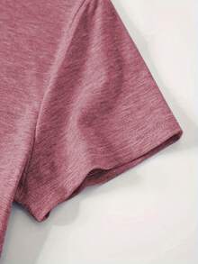 Adorable Cat Print, Comfortable, Soft, Elegant, Vintage, Casual, Versatile For Parties, Available In Sizes S-XXL, Suitable For Spring, Summer, Autumn And Winter, Sporty Style KWCN - 紅色 - 查看 3