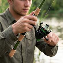 KecchKrezing 1 Set Telescopic Fishing Rod Complete Kit, Includes Ceramic Guides, Spinning Reel, Fishing Line, Mixed Lures, Tackle Box And Portable Storage Bag, Suitable For Outdoor Beginner Fishing - Green - View 7