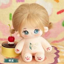 20cm Kawaii Cotton Plush Doll, Idol Plush Star Figure, Twelve Constellations Doll For Girls, Wearable Clothes, Dress Up Gift - 9 - 查看 1