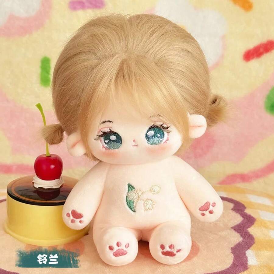 20cm Kawaii Cotton Plush Doll, Idol Plush Star Figure, Twelve Constellations Doll For Girls, Wearable Clothes, Dress Up Gift - 9 - 查看 1