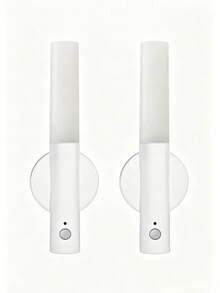 1 件/2 件/3 件运动传感器夜灯，磁性壁灯，室内木质壁灯橱柜灯，室内 LED 磁性充电灯，适用于走廊、卧室、壁橱、书桌、楼梯、橱柜 - 夜燈 - 查看 24