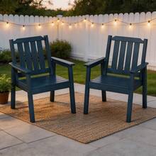 Outdoor Chairs - Navy - View 1
