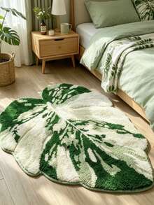 1 buah Karpet Seni Daun Monstera Botani Nordik Modern, Karpet Dekoratif Gaya Estetika yang Dipersonalisasi, Karpet Asimetris untuk Kamar Mandi, Pintu Masuk, Kamar Tidur, Samping Tempat Tidur, Karpet Suasana Estetika Ruang Gaya Ins, Dekorasi Lembut Berbulu Alami Hutan Hujan Tropis, Karpet Kecil, Alas Lantai, Dekorasi Rumah, Karpet Area, Selimut Kasual, Karpet Samping Tempat Tidur, Alas Lantai Penyerap, Karpet yang Dapat Dicuci - MultiWarna - View 5