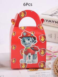 6/12pcs/Set Paw Patrol Themed Holiday Birthday Party Supplies Candy Box Gift Box Packaging - Cartoon - View 16